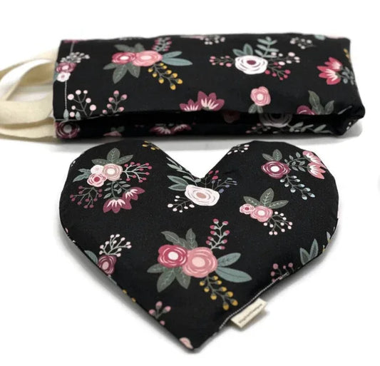 Neckwrap and Hearth Shaped Eye Pillow Combo - NagihanDesigns