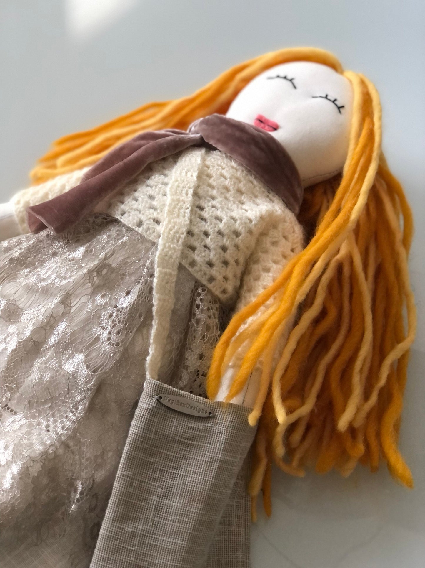 Blond Hair One of a Kind Heirloom Doll