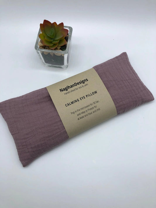 Calming Flaxseed Eye Pillow - NagihanDesigns