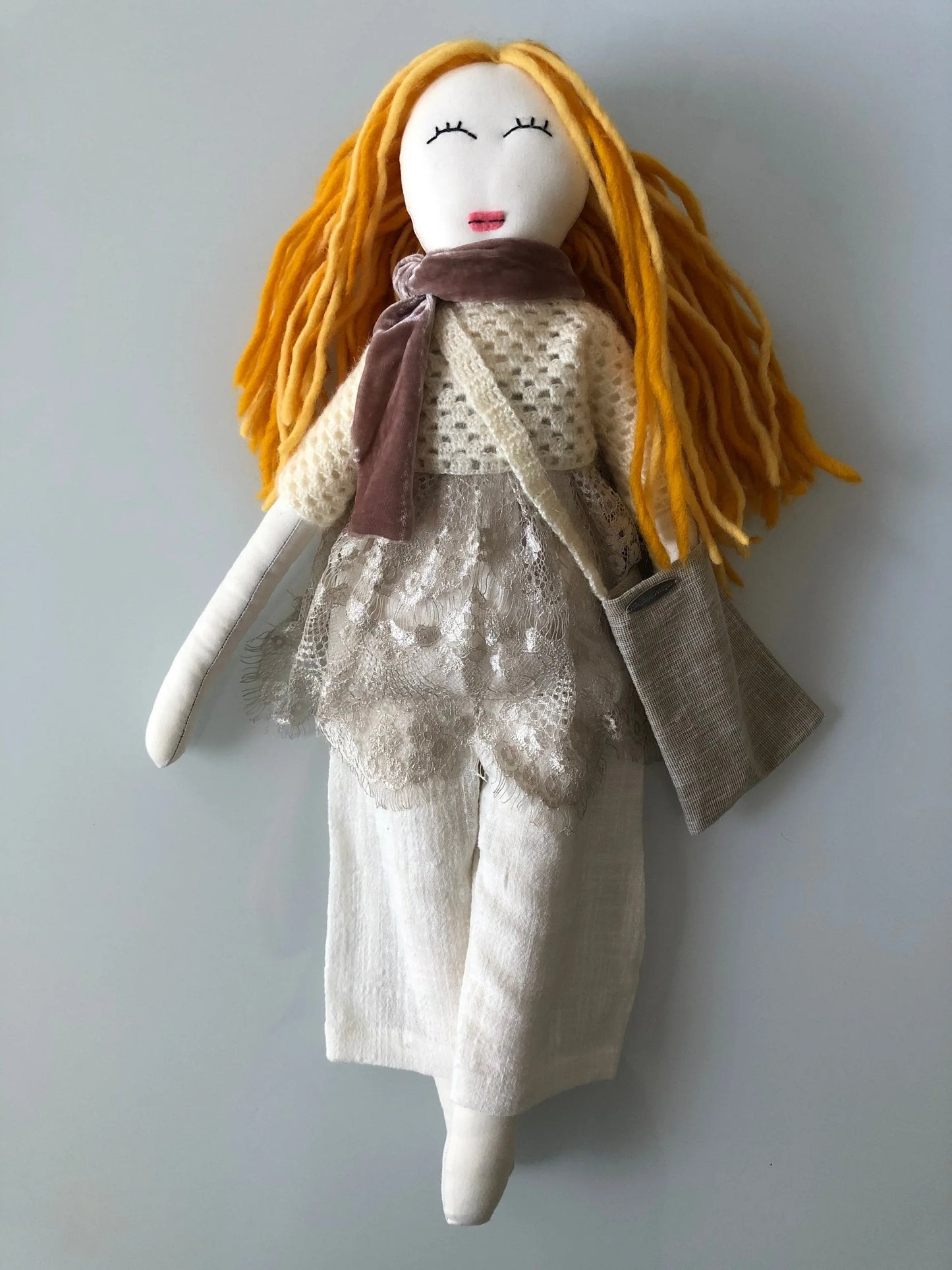 Blond Hair One of a Kind Heirloom Doll - NagihanDesigns