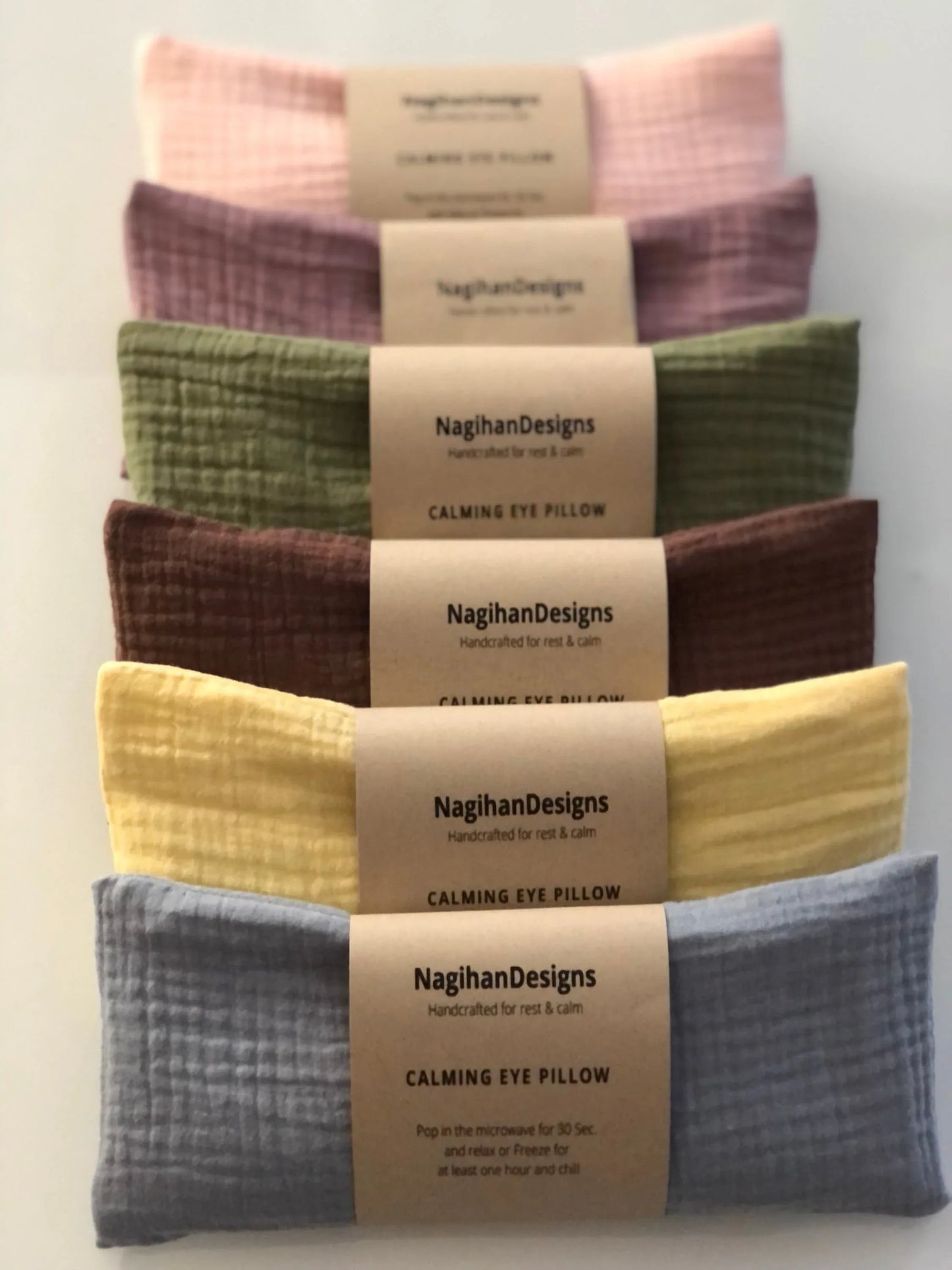 Calming Flaxseed Eye Pillow - NagihanDesigns