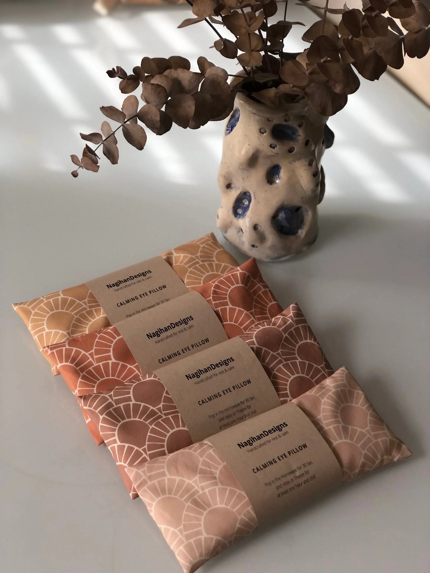 Calming Flaxseed Lavender Eye Pillow - NagihanDesigns