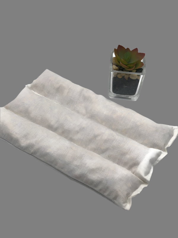 corn heating cooling pad insert three sectional sticked with gray background