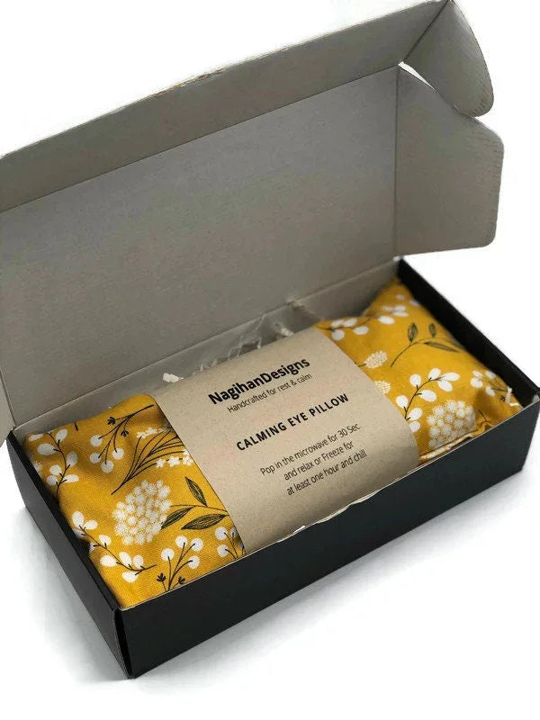 Calming Flaxseed Eye Pillow - NagihanDesigns