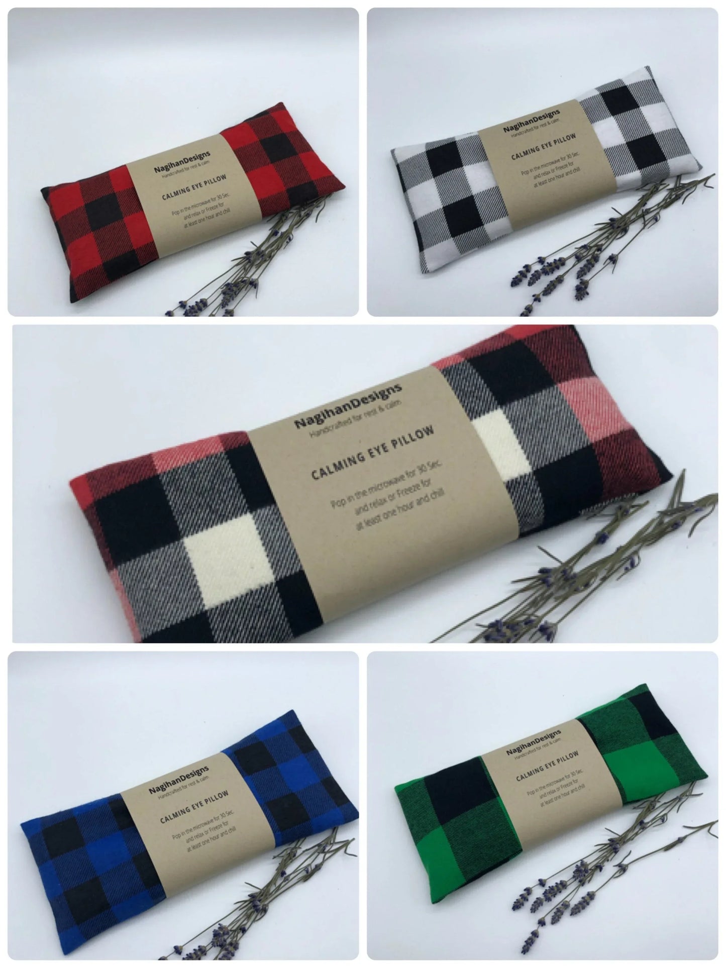 Calming Flaxseed Eye Pillow - NagihanDesigns