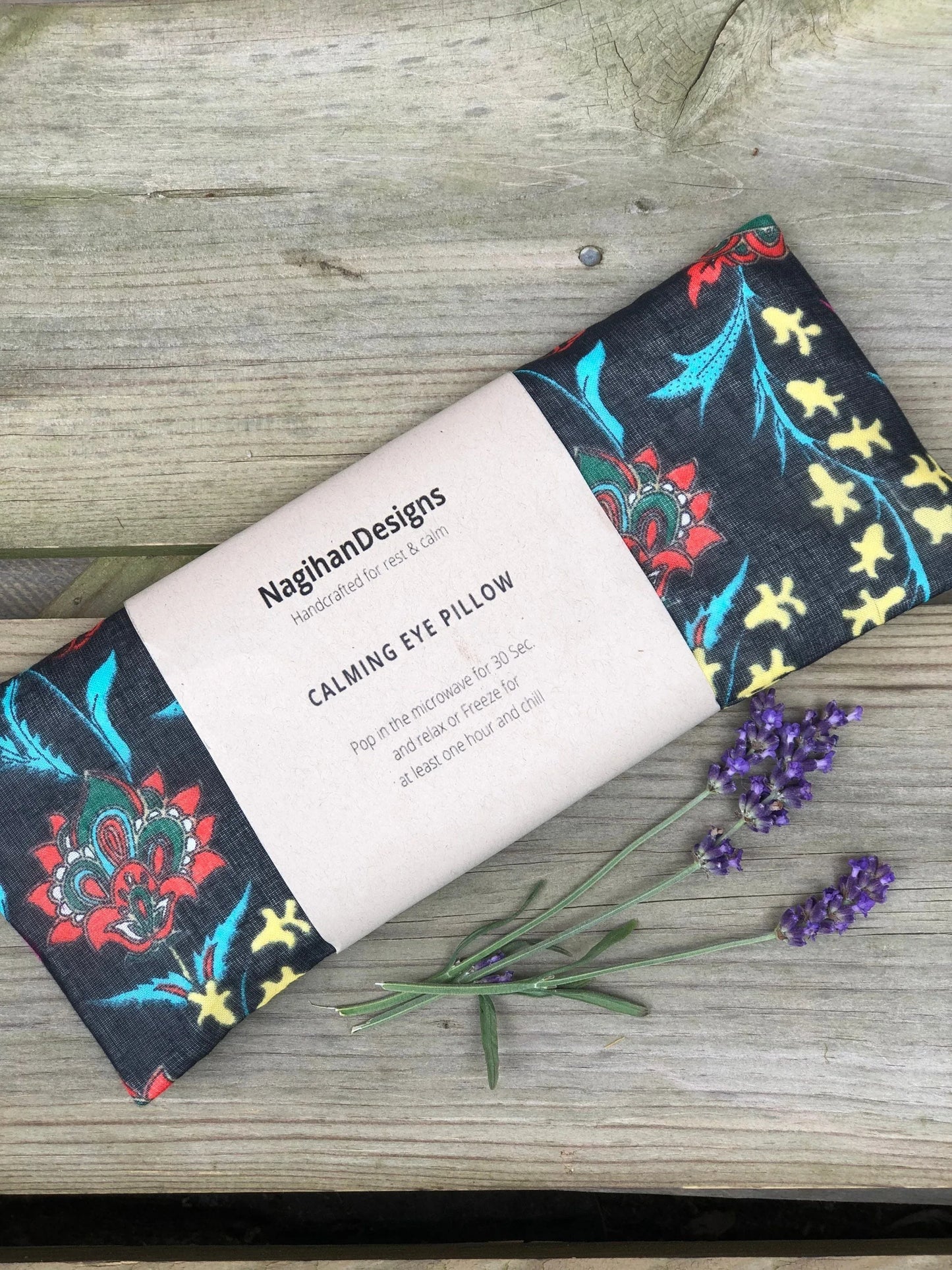 Calming Flaxseed Eye Pillow - NagihanDesigns