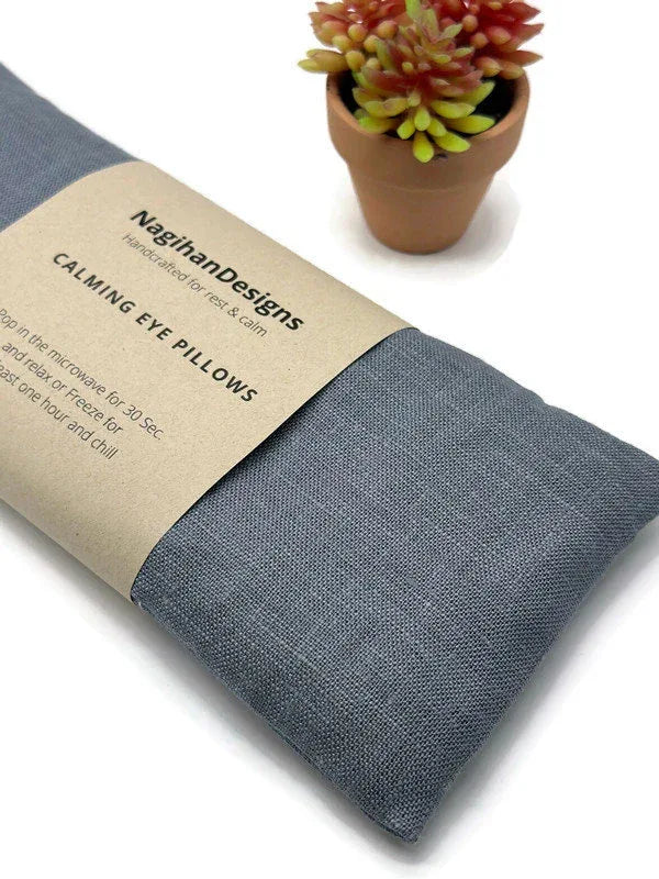 Calming Flaxseed Eye Pillow - NagihanDesigns