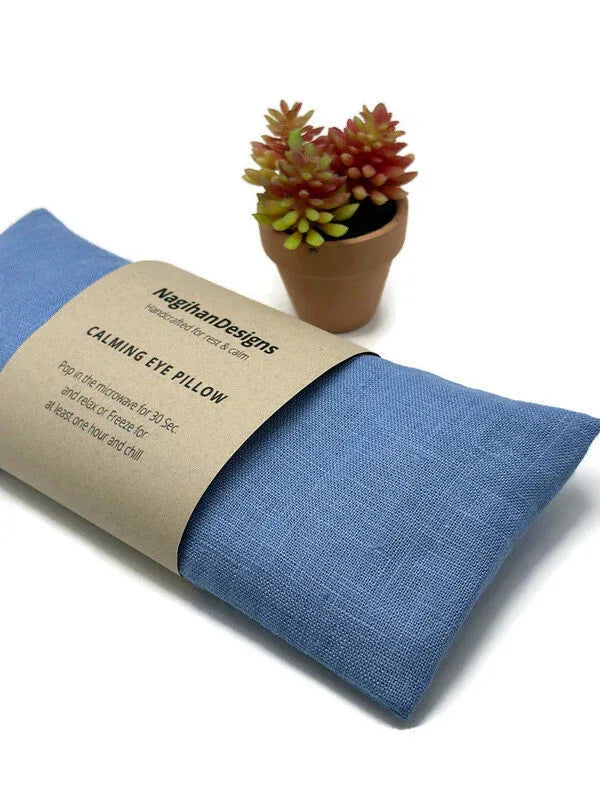 Calming Flaxseed Eye Pillow - NagihanDesigns