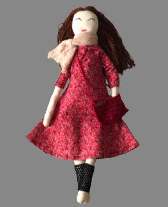 Handmade Doll 22 inches Textile Dolls - NagihanDesigns
