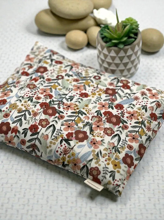 Washable Cotton Corn Bag Heating Pad – Large 9” x 11” Reusable Hot & Cold Pack