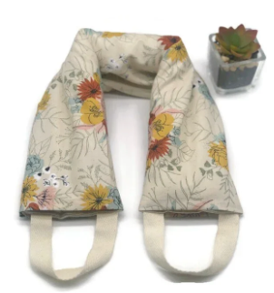 Flaxseed Neck Wrap – Autumn Botanical Cotton