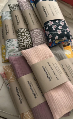 Flaxseed Eye Pillows – Set of 10 Random Fabrics (Wholesale Bundle)