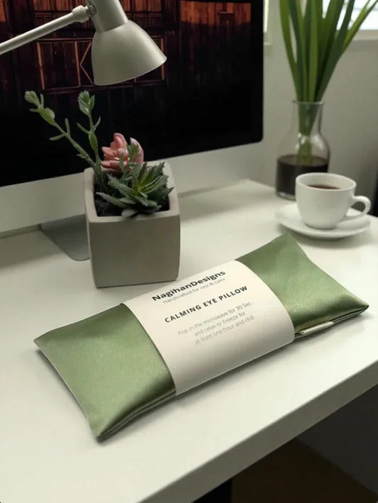 Calming Flaxseed Eye Pillow - NagihanDesigns