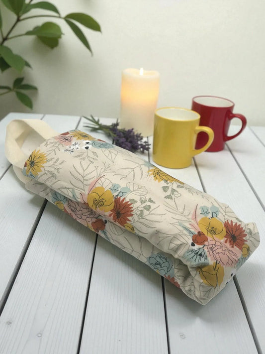 Flaxseed Neck Wrap – Autumn Botanical Cotton